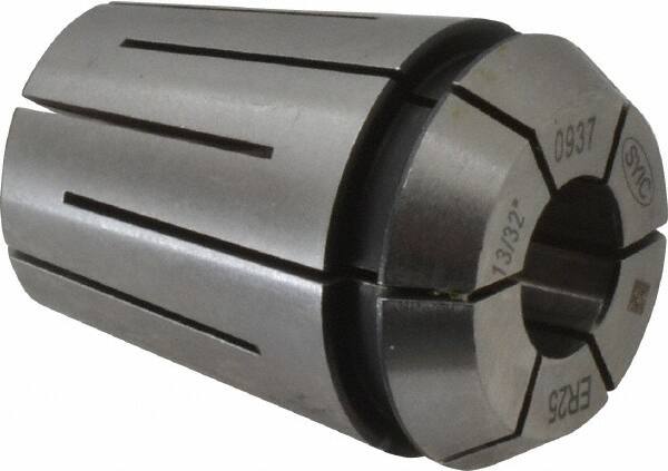 Parlec - 13/32" ER25 Coolant Collet - 1.338" OAL, 1.023" Overall Diam - Exact Tooling