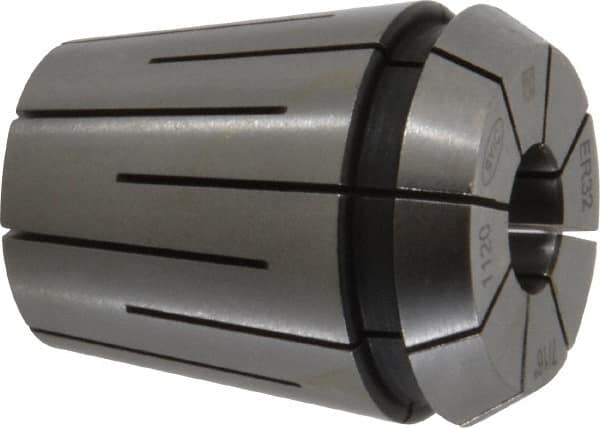 Parlec - 7/16" ER25 Coolant Collet - 1.338" OAL, 1.023" Overall Diam - Exact Tooling
