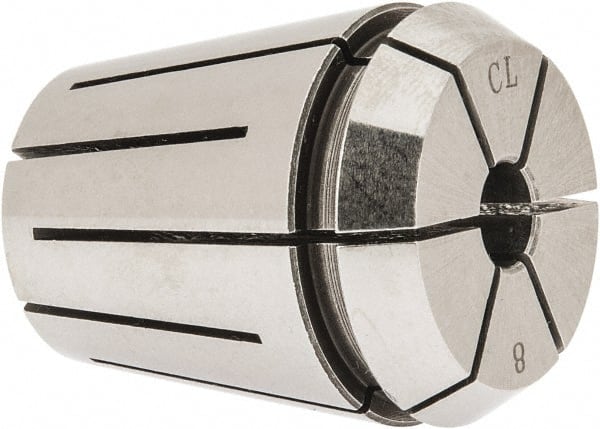 Parlec - 8mm ER32 Coolant Collet - 1.574" OAL, 1.3" Overall Diam - Exact Tooling