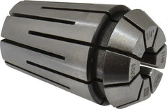 Parlec - 1/4" ER20 Coolant Collet - 1.24" OAL, 0.827" Overall Diam - Exact Tooling