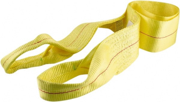 Erickson Manufacturing - Loop Polyester Tow Strap - 6' Long, 15,000 Lb Capacity - Exact Tooling