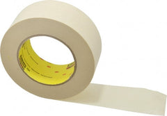 3M - 2" Wide x 60 Yd Long Tan Paper Masking Tape - Series 234, 5.9 mil Thick, 27 In/Lb Tensile Strength - Exact Tooling