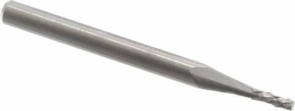 Accupro - 1/16" Diam, 3/16" LOC, Plain End, Solid Carbide Diamond Pattern Router Bit - Right Hand Cut, 1-1/2" OAL, 1/8" Shank Diam, Use on Fiberglass - Exact Tooling