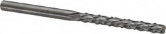 Accupro - 1/8" Diam, 1/2" LOC, Plain End, Solid Carbide Diamond Pattern Router Bit - Right Hand Cut, 1-1/2" OAL, 1/8" Shank Diam, Use on Fiberglass - Exact Tooling