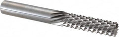 Accupro - 5/16" Diam, 1" LOC, Burr End, Solid Carbide Diamond Pattern Router Bit - Right Hand Cut, 2-1/2" OAL, 5/16" Shank Diam, Use on Fiberglass - Exact Tooling