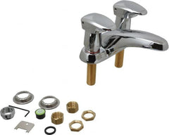 Moen - Knob Metering Handle, Deck Plate Bathroom Faucet - Two Handle, No Drain, Standard Spout - Exact Tooling