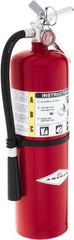 Amerex - 4-A:80B:C Rated, Dry Chemical Fire Extinguisher - 10Lb, 5" Diam x 20" High, 21' Discharge in 20 sec, Steel Cylinder - Exact Tooling