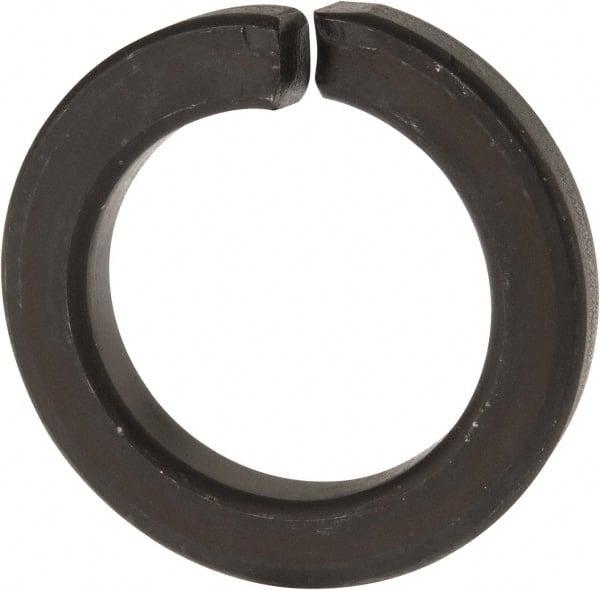 Value Collection - 1-3/4", 1.758" ID, 0.389" Thick Split Lock Washer - Grade 8 Spring Steel, Uncoated, 1.758" Min ID, 1.789" Max ID, 2.679" Max OD - Exact Tooling