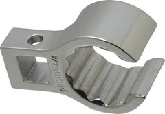 Proto - 3/4" 12 Point 3/8" Drive Chrome Flare Nut Crowfoot Wrench - 1-1/8" Head Diam x 23/32" Head Thickness, 1-1/2" OAL - Exact Tooling