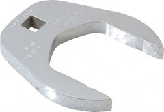 Proto - 1-11/16" 3/8" Drive Chrome Open End Crowfoot Wrench - 2.72" Head Diam x 0.38" Head Thickness - Exact Tooling