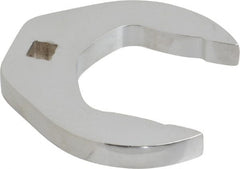 Proto - 2" 3/8" Drive Chrome Open End Crowfoot Wrench - 3.47" Head Diam x 1/2" Head Thickness - Exact Tooling