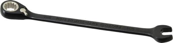 Proto - 5/16" 12 Point Combination Wrench - 15° Head Angle, 5-1/2" OAL, Steel, Black Chrome Finish - Exact Tooling