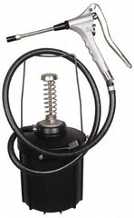 PRO-LUBE - Grease Lubrication 1.25 Gal/Stroke Flow Aluminum Lever Hand Pump - For 11 Lb Container - Exact Tooling