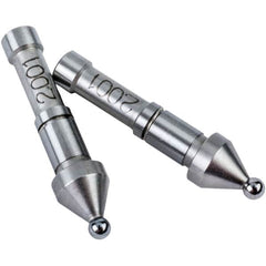 Mitutoyo - Micrometer Anvil Set - Use with Gear Tooth Micrometers - Exact Tooling