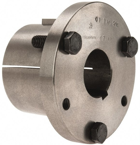 Browning - 1-3/8" Bore, 5/16" Wide Keyway, 5/32" Deep Keyway, Q Sprocket Bushing - 2.766 to 2-7/8" Outside Diam, For Use with Split Taper Sprockets & Sheaves - Exact Tooling
