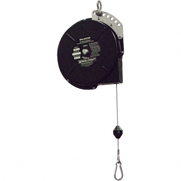Reelcraft - 23 Lb Load Capacity, 8' Travel Distance, Tool Balancer - Steel Cable, Steel Housing, Tension Adjustment, Locking Mechanism - Exact Tooling