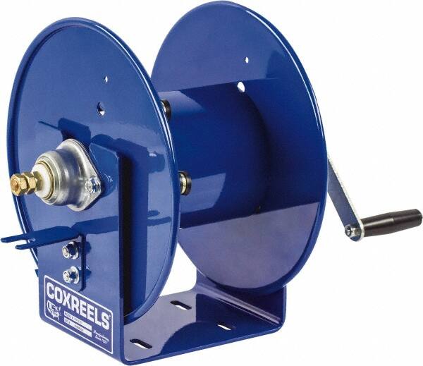 CoxReels - #1 AWG x 150' Cable, 450 Amp, Welding Cable Reel - 13" Overall Height x 18" Overall Width x 12" Overall Depth, Cable Not Included - Exact Tooling