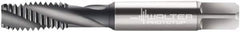 Walter-Prototyp - #8-32 UNC 3 Flute 3B Modified Bottoming Spiral Flute Tap - Cobalt, TiCN Finish, 2-1/8" OAL, Right Hand Flute, Right Hand Thread, Series A2240806 - Exact Tooling