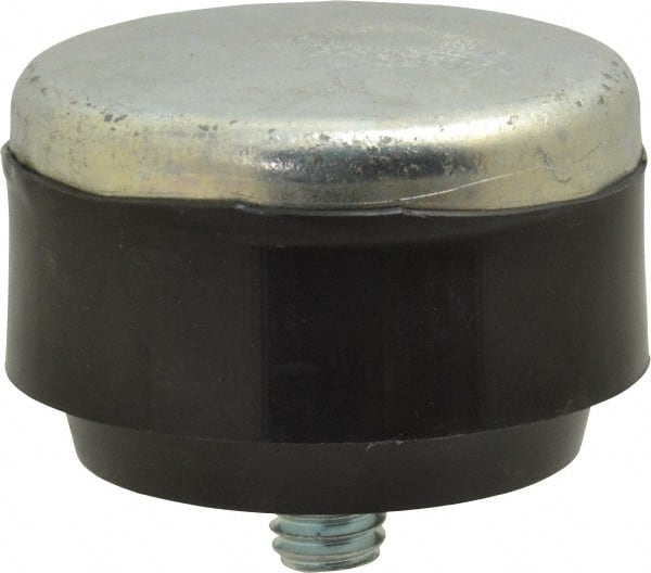 NUPLA - 2" Face Diam, Grade Extra Hard, Hammer Tip/Face - 12 oz Head, Steel - Exact Tooling