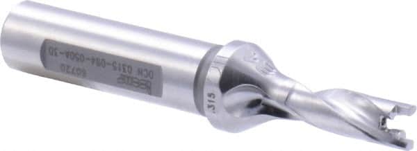 Iscar - 0.315" to 0.331" Diam, 3xD, 0.94" Max Depth, 1/2" Shank Diam, 3.32" OAL, Replaceable-Tip Drill - FCP, ICK, ICK-2M, ICM, ICP, iCP-2M Insert, 71322143 Toolholder, Series SumoCham - Exact Tooling