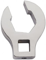 Proto - 9mm 6 Point 3/8" Drive Chrome Flare Nut Crowfoot Wrench - 29/32" Head Diam x 1/4" Head Thickness, 1-5/16" OAL - Exact Tooling