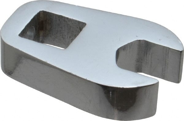 Proto - 10mm 3/8" Drive Chrome Crowfoot Wrench - 0.95" Head Diam x 1/4" Head Thickness, 1.17" OAL - Exact Tooling