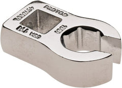 Proto - 11mm 6 Point 3/8" Drive Chrome Flare Nut Crowfoot Wrench - 15/16" Head Diam x 1/4" Head Thickness, 1-1/2" OAL - Exact Tooling