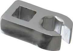 Proto - 3/8" 6 Point 3/8" Drive Chrome Flare Nut Crowfoot Wrench - 29/32" Head Diam x 1/4" Head Thickness, 1.81" OAL - Exact Tooling