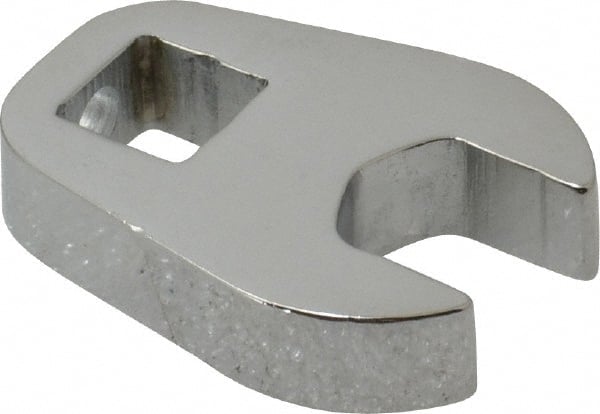 Proto - 12mm 3/8" Drive Chrome Crowfoot Wrench - 1-3/32" Head Diam x 1/4" Head Thickness, 1-15/32" OAL - Exact Tooling