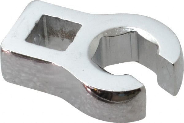 Proto - 13mm 6 Point 3/8" Drive Chrome Flare Nut Crowfoot Wrench - 1-3/32" Head Diam x 1/4" Head Thickness, 1-9/16" OAL - Exact Tooling