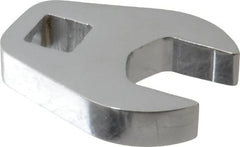 Proto - 16mm 3/8" Drive Chrome Crowfoot Wrench - 1-11/32" Head Diam x 1/4" Head Thickness, 1-21/32" OAL - Exact Tooling