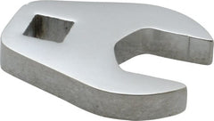 Proto - 19mm 3/8" Drive Chrome Crowfoot Wrench - 1-5/8" Head Diam x 1/4" Head Thickness, 1-15/16" OAL - Exact Tooling