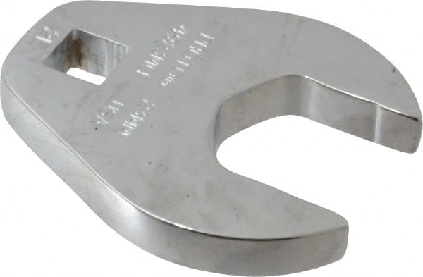 Proto - 23mm 3/8" Drive Chrome Crowfoot Wrench - 2-1/32" Head Diam x 1/4" Head Thickness, 2-11/32" OAL - Exact Tooling