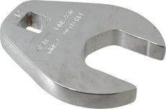 Proto - 23mm 3/8" Drive Chrome Crowfoot Wrench - 2-1/32" Head Diam x 1/4" Head Thickness, 2-11/32" OAL - Exact Tooling