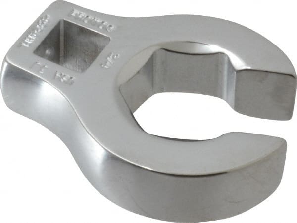 Proto - 3/4" 6 Point 3/8" Drive Chrome Flare Nut Crowfoot Wrench - 1-19/32" Head Diam x 1/4" Head Thickness, 1.94" OAL - Exact Tooling