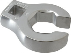 Proto - 3/4" 6 Point 3/8" Drive Chrome Flare Nut Crowfoot Wrench - 1-19/32" Head Diam x 1/4" Head Thickness, 1.94" OAL - Exact Tooling
