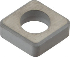 Kennametal - 1/2" Inscribed Circle, Diamond (Shape) Turning Shim for Indexables - Ceramic, 0.187" Thick, Negative Rake - Exact Tooling