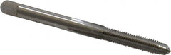 Cleveland - M4.5x0.75 Metric Coarse 4 Flute Bright Finish High Speed Steel Straight Flute Standard Hand Tap - Plug, Right Hand Thread, 2-3/8" OAL, 1/2" Thread Length, D4 Limit, Oversize - Exact Tooling