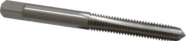 Cleveland - M6x1.00 Metric Coarse 6H 4 Flute Bright Finish High Speed Steel Straight Flute Standard Hand Tap - Plug, Right Hand Thread, 63.5mm OAL, 25.4mm Thread Length, D5 Limit, Oversize - Exact Tooling