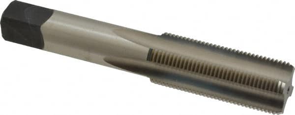 Cleveland - M20x1.50 Metric Fine 4 Flute Bright Finish High Speed Steel Straight Flute Standard Hand Tap - Bottoming, Right Hand Thread, 4.469" OAL, 50.8mm Thread Length, D6 Limit, Oversize - Exact Tooling