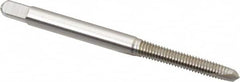 Cleveland - M4.5x0.75 Metric Coarse, 2 Flute, Bright Finish, High Speed Steel Spiral Point Tap - Plug Chamfer, Right Hand Thread, 2-3/8" OAL, 1/2" Thread Length, Series 1011 - Exact Tooling