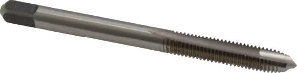 Cleveland - M5x0.80 Metric Coarse, 2 Flute, Bright Finish, High Speed Steel Spiral Point Tap - Plug Chamfer, Right Hand Thread, 2-3/8" OAL, 1/2" Thread Length, 6H Class of Fit, Series 1011 - Exact Tooling