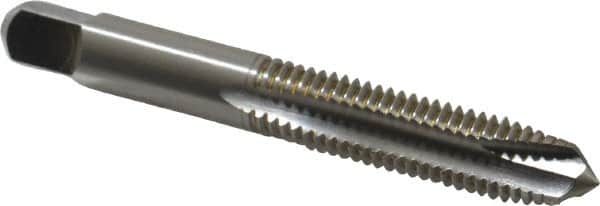 Cleveland - M10x1.50 Metric Coarse, 3 Flute, Bright Finish, High Speed Steel Spiral Point Tap - Plug Chamfer, Right Hand Thread, 2-15/16" OAL, 31.75mm Thread Length, 6H Class of Fit, Series 1011 - Exact Tooling