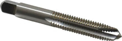 Cleveland - M10x1.50 Metric Coarse, 3 Flute, Bright Finish, High Speed Steel Spiral Point Tap - Plug Chamfer, Right Hand Thread, 2-15/16" OAL, 31.75mm Thread Length, 6H Class of Fit, Series 1011 - Exact Tooling