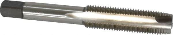 Cleveland - M12x1.25 Metric Fine, 3 Flute, Bright Finish, High Speed Steel Spiral Point Tap - Plug Chamfer, Right Hand Thread, 3-3/8" OAL, 1.66" Thread Length, Series 1011 - Exact Tooling