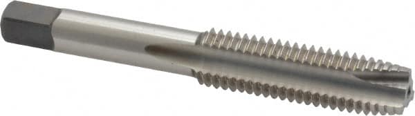 Cleveland - M12x1.75 Metric Coarse, 3 Flute, Bright Finish, High Speed Steel Spiral Point Tap - Plug Chamfer, Right Hand Thread, 3-3/8" OAL, 1.66" Thread Length, 6H Class of Fit, Series 1011 - Exact Tooling