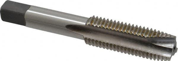 Cleveland - M16x2.00 Metric Coarse, 3 Flute, Bright Finish, High Speed Steel Spiral Point Tap - Plug Chamfer, Right Hand Thread, 3-13/16" OAL, 1.81" Thread Length, 6H Class of Fit, Series 1011 - Exact Tooling