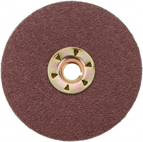 3M - 4-1/2" Diam 5/8-11 Threaded Hole 60 Grit Fiber Disc - Medium Grade, Ceramic, 13,300 Max RPM, Series 982C - Exact Tooling