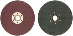 3M - 4-1/2" Diam 5/8-11 Threaded Hole 80 Grit Fiber Disc - Medium Grade, Ceramic, 13,300 Max RPM, Series 982C - Exact Tooling