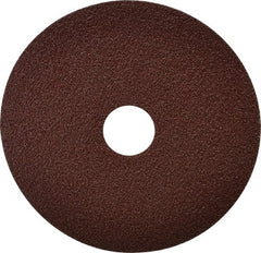 3M - 4-1/2" Diam 7/8" Hole 80 Grit Fiber Disc - Medium Grade, Ceramic, 13,300 Max RPM, Series 982C - Exact Tooling